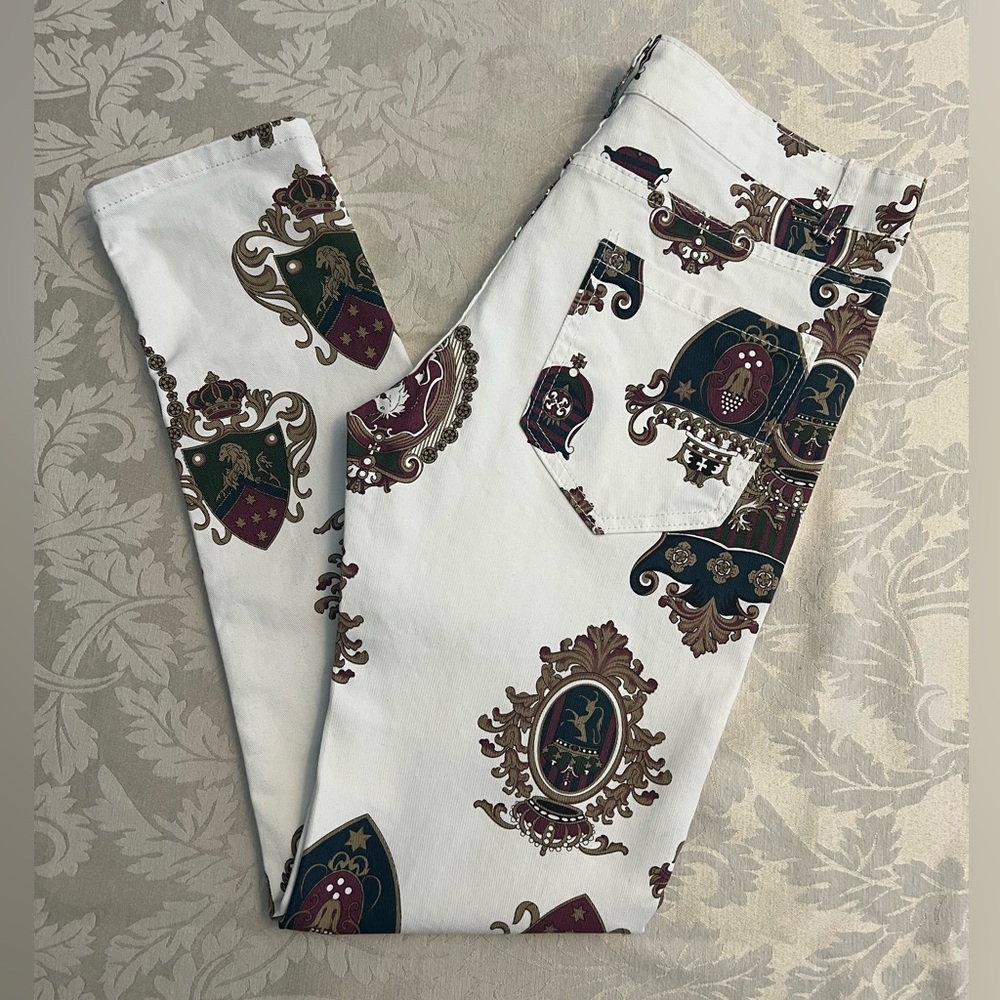 32W x 30L - Printed denim pants